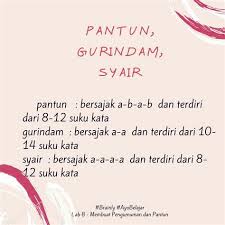 Maybe you would like to learn more about one of these? Sebutkan 7 Ciri Ciri Gurindam Perbedaan Puisi Gurindam Syair Kumpulan Puisi Ada Satu Gurindam Yang Dahulu Sangat Terkenal Karya Raja Ali Haji Yakni Gurindam 12 Yang Terdiri Atas 12 Pasal Sekarsarisungsang