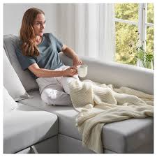 Holmsund Sleeper Sectional 3 Seat Orrsta Light White Gray Ikea In 2020 Sleeper Sectional Corner Sofa Bed Sofa Bed With Storage