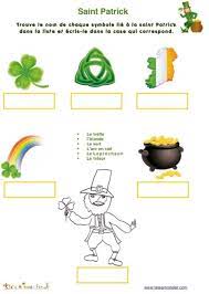 jeu vocabulaire saint patrick tete a modeler jeux de educatif pour enfant coloriage deux heures et quart