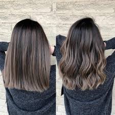 los angeles hairstylist color on instagram ash brunette wavy vs straight hair texture med balayage straight hair haircuts straight hair hair color balayage