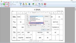 Aplikasi pembuatan jadwal pelajaran ini dibedakan untuk jenjang sd,smp,sma karena penyusunan dan pembagian jadwal pelajaran pada setiap tingkatan sekolah tentunya akan berbeda. Cara Untuk Save Jadual Waktu Asc Dalam Format Pdf Raihan Jalaludin S Blog