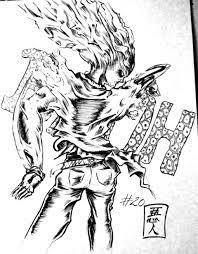 Hirohiko araki is not a registered member of our community, but art have been attributed to him/her. Artstation Inktober Day 20 Niwashi Yuuto