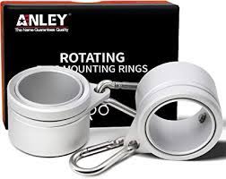 Anley aluminum flagpole mounting rings 360 degree anti wrap with carabiner for 1 in dia flag pole silver 2 pack a ring the. Amazon Com Anley 1 Aluminum Flagpole Mounting Rings Set Anti Wrap 360 Rotatable Ring With Carabiners Ideal For 1 Inch Diameter Flag Pole Flag With 2 Grommets Silver Pack Of 2 Garden Outdoor