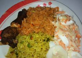 Cinnamon spiced jollof rice is just the thing to spice up your holidays! Recipe Of Super Quick Homemade Fried And Jollof Rice Combo Garnished With Coleslaw Reheating Cooking Food In The Microwave Oven Delicious Microwave Recipe Ideas Canned Tuna 25 Best Quick