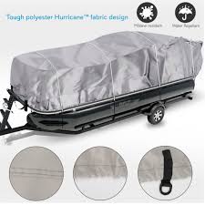 Unbox and review of a primeshield boat cover, marine grade oxford waterproof 600d, trailerable, runabout boat covers, heavy duty. Pyle Pcvhp441 Armor Shield Trailer Guard Pontoon Boat Cover 21 24 L Beam Width To 96 Walmart Com Walmart Com