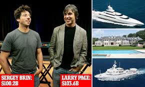Wird von sundar pichai als ceo geführt. Google Co Founders Larry Page And Sergey Brin Each Top 100billion In Net Worth Daily Mail Online