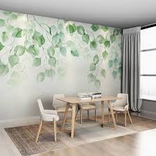 Aquarell Frischen Grunen Blattern Der Rebe Tapete Wand Wandbild Hangen Zweig Blatt Fototapete Tapeten Tapete Fur Sch In 2020 Wandtapete Tapete Wohnzimmer Zimmer Tapete