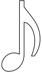resultado de imagem para modelo de notas musicais para imprimir moldes de notas musicais notas musicais modelos de notas notas musicais