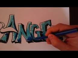 With that definition, graffiti has been around since the cavemen used to put markings on walls. Drawing A Graffiti Angel Youtube