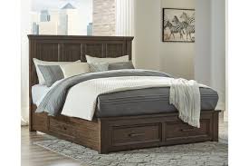 Maybe you would like to learn more about one of these? Johurst Queen Panel Bed With 4 Storage Drawers Ashley Furniture Homestore