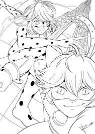 The heroes quarrel, are fascinated by each other and therefore, coloring ladybug and cat noir also include these moments. Inktober Days 26 27 And 28 With Our Heros Of Paris Resadentevil Ladybug And Cat Noir Coloring Pages Ladybug Coloring Page Miraculous Ladybug Coloring Pages