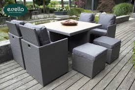Ebay polyrattan sitzgruppe rattan garten lounge outdoor tisch stuhl. Polyrattan Sitzgruppe Vienna 4 Personen Polywood Flachgeflecht Kaufen Bei Too Design Gmbh