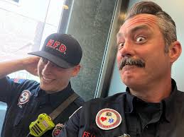 Did you know that there are elevators all over Holland? Today some of our  Firefighters went out and did some technical training