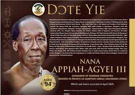 Nana Appiah-Agyei III (Sanahene of Nsawam Adoagyiri)