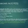 11 other acts called official secrets act. 1