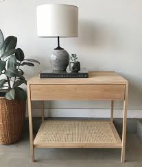 Davis Bedside Table With Cane Faithful Roots Side Table Decor Elegant Home Decor Bedside Table Ikea