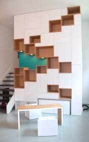 Mural De Rangement De 3m50 De Haut Cevek Design Grenoble Table Basse Et Poufs Integres Mur Vert Cai Caisson De Rangement Rangement Decoratif Meuble Rangement