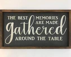 Gather Here With Grateful Hearts Sign Gather Sign Dining Etsy In 2021 Gather Wood Sign Wood Signs Diy Signs