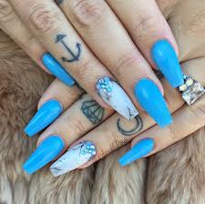 The most common blue coffin nails material is acrylic. 130 Eye Catching Coffin Nails Ideas To Reinvent Your Manicure Style