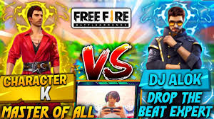 Drop the beat free fire alok coat | new american jackets. Free Fire Dj Alok Vs New Character K Epic Fight Between Two Over Power Characters Youtube