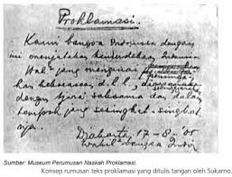 Siapa saja tokoh dibalik penyusunan dan pembacaan teks proklamasi? Sejarah Perumusan Teks Proklamasi