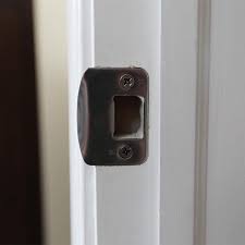 The strike will hold the bolt in place, keeping the door locked until the bolt is retracted using a key or. Install A Lockset