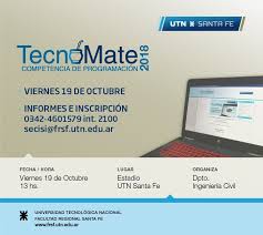 La facultad regional santa fe ensaya un termotanque con fines pedagógicos y de. Tecnomate 2018 Competencia De Programacion Colegio De Ingenieros Especialistas De La Provincia De Santa Fe Distrito I