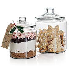 Heritage Hill 128 Oz Glass Jar With Lid Reviews Crate And Barrel In 2021 Glass Jars With Lids Glass Cookie Jars Glass Jars