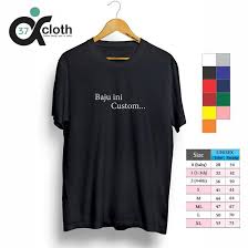 Jual baju kaos desain tulisan lontong sayur by kcsl jakarta. Desain Baju Tulisan Simple Desain Baju