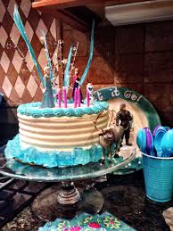 Sheet Cake Safeway Birthday Cake Designs Frozen Cake From A Safeway Cake Rock Candy For Bottom Border Frozen Figurines To Decorate With Decorations From The Flo Frozen Birthday Cake Frozen Cake Cake