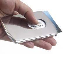 Import quality metal business card case supplied by experienced manufacturers at global sources. Fashion Thumb Slide Out Stainless Steel Business Card Holder Pocket Metal Card Case For Men Black Box Packing Pack Supplier Box Winderpacking Cosmetic Aliexpress