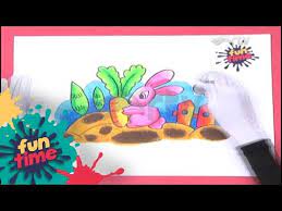 Mewarnai langit, mewarnai gradasi langit, mewarnai langit dengan crayon, mewarnai gradasi awan. Cara Mewarnai Kelinci Gambar Mewarnai Hd