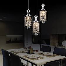 modern luxury crystal led pendant light