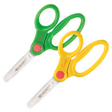 These westcott blunt tip scissors are specifically designed for a child's hands. Westcott 5 Blunt Microban Scissors
