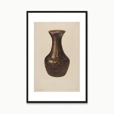 Clyde L. Cheney Crockery Flower Vase Fine Art Print (c. 1938) – Orlonzo