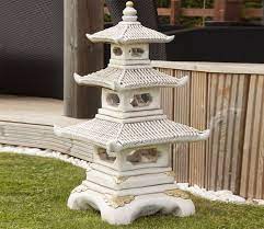 Borderstone Three Tier Pagoda Garden Ornament Gardensite Co Uk