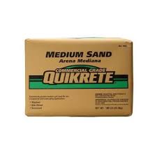 Item # 10430 model # 110110. Quikrete 50 Lb Commercial Grade Medium Sand 196251 The Home Depot Dry Sand Fish Ponds Sand