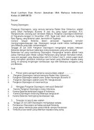 Ini hanya contoh soal bahasa indonesia kelas 8 semester 1 beserta jawabannya kurikulum 2013. Soal Ukk Kelas 8 Mapel Bahasa Indonesia