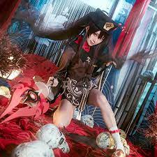 Fantasia de anime para cosplay, roupa feminina fofa de anime genshinhu tao,  traje de carnaval halloween para mulheres _ - AliExpress Mobile