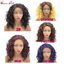Beautiful young african american woman with long wavy hair on color background. All Colors Lace Front Full Cap Women Wigs African American Wavy Synthetic Hair Ebay