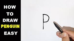 Do your best to separate the hot and cold lines to minimize heat transfer. How To Draw Penguin Easy With Letter P For Beginners Youtube