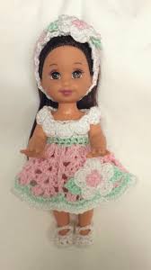 Clothing & accessories └ barbie dolls & acc. Hand Crocheted Mattel Kelly Doll Clothes Barbie Contemporary 1973 Now Clothing Pink Razzmatazzfilms Com