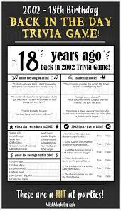 If you paid attention in history class, you might have a shot at a few of these answers. 51 Birthdays For Adults Ideas In 2021 Birthday Birthday Sign Birthday Party