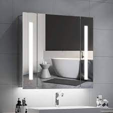 Select from premium bathroom mirror of the highest quality. Quavikey Led Mirror Cabinet Bathroom Mirror Cabinet 65 X 60 Cm W X H Aluminium With Lighting Illuminated Mirror Cabinet Rear Lighting Shaver Socket Anti Fog Ir Sensor Switch Amazon De Kuche Haushalt