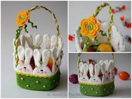 Oster Korbchen Selber Hakeln Diy Deko Urlaub Hakeln Basteln Diy Ostern