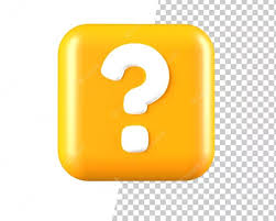 Question mark 3d ask button gold icon