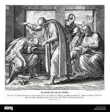 Job's friends come to comfort him in his suffering, Job chapter II verse 11  ' Now when Job's three friends heard of all this evil that was come upon  him, they came