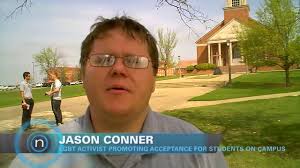 Lesbian, gay, bisexual and transgender advocacy group holds demonstration  at Oklahoma Baptist University