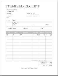 A fee receipt template is a piece of paper which describes about the amount paid for course or getting knowledge of different frame works. Itemized Receipt Templates Ms Excel Word Excel Templates