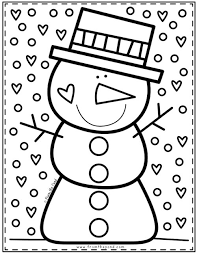 If your kids are animal lovers, or you have a pet at home, your little …. Snowman Coloring Page Coloring Club From The Pond Preschool Christmas Winter Crafts For Kids Winter Preschool